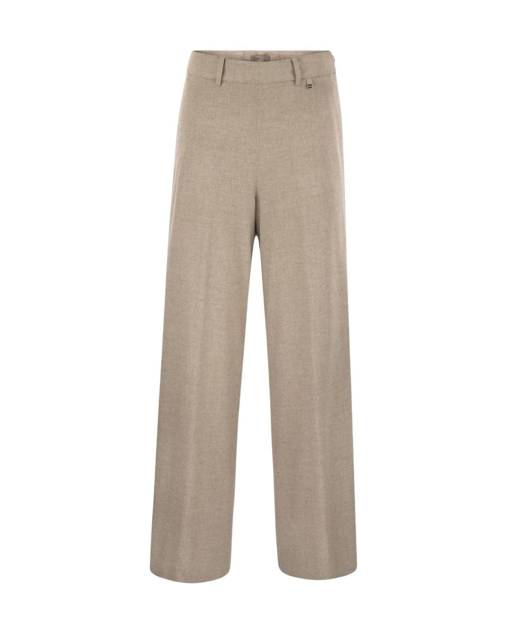 Herno Natural Belt Loop Casual Pants