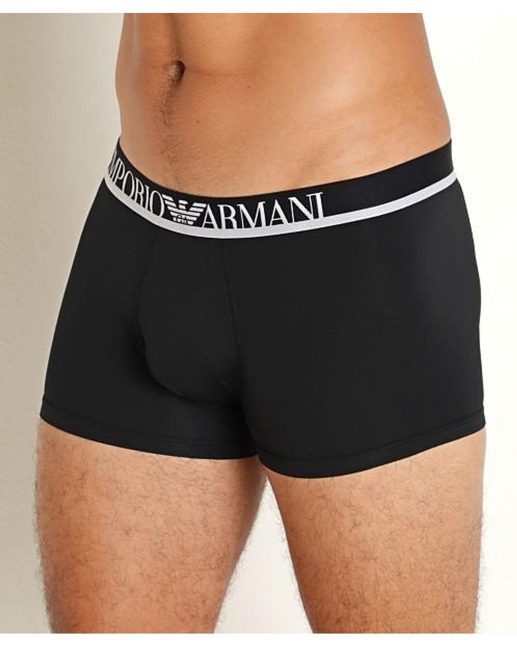 Emporio Armani Blue Elastic Waist Panties for men