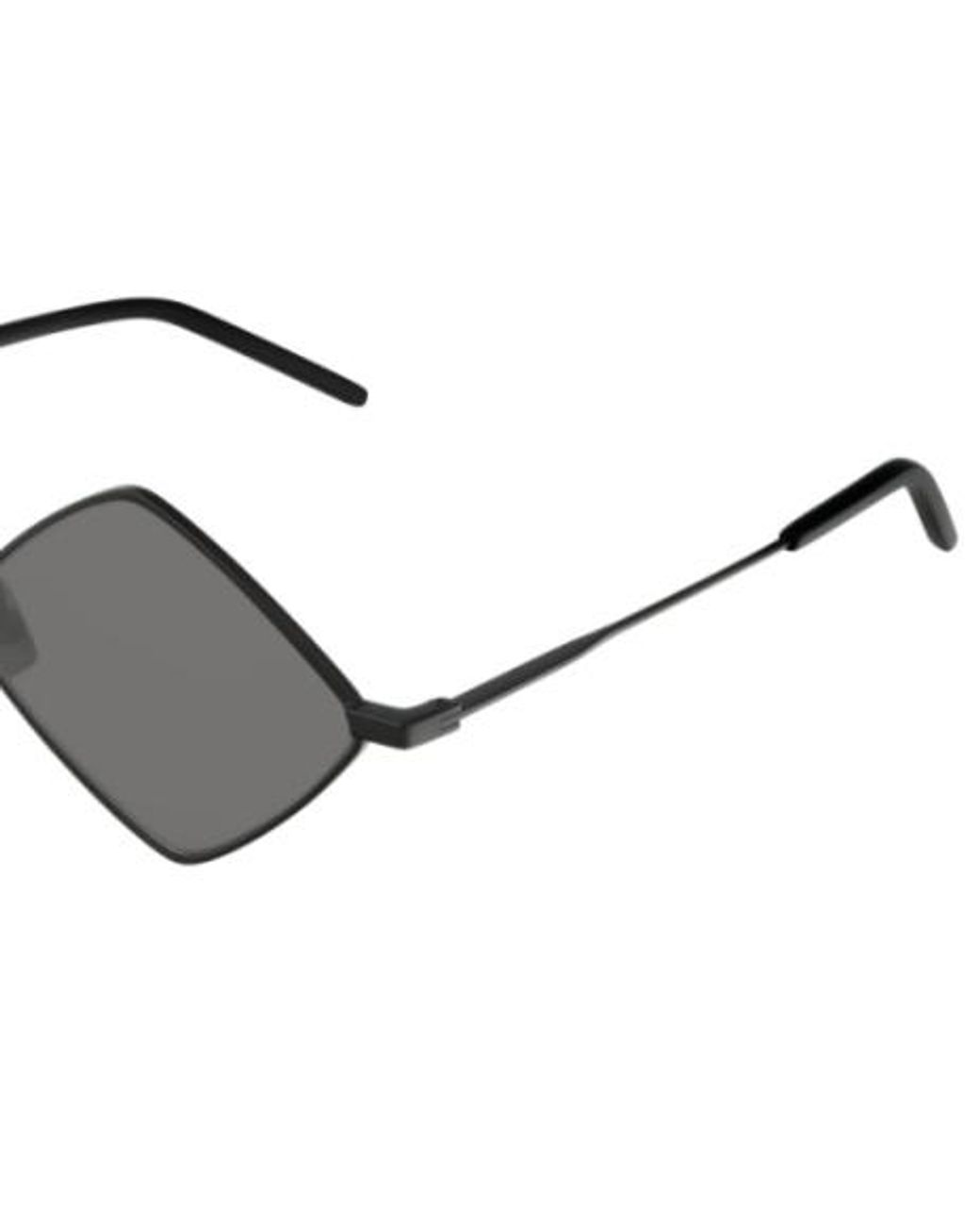 Saint Laurent Gray Square Frame Sunglasses for men