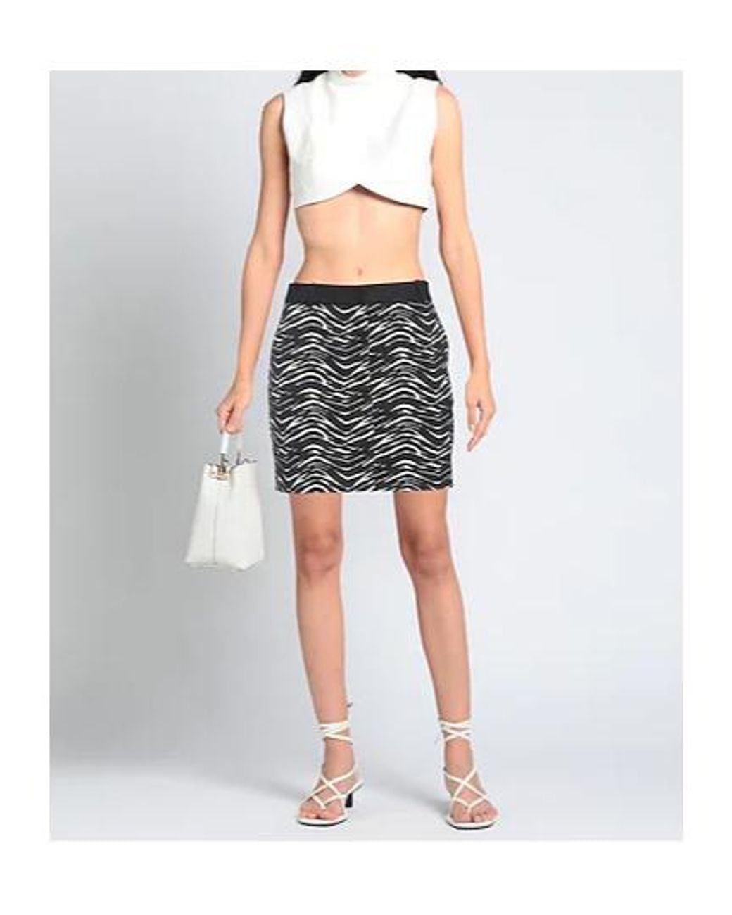 MAX&Co. Gray Mini Skirt