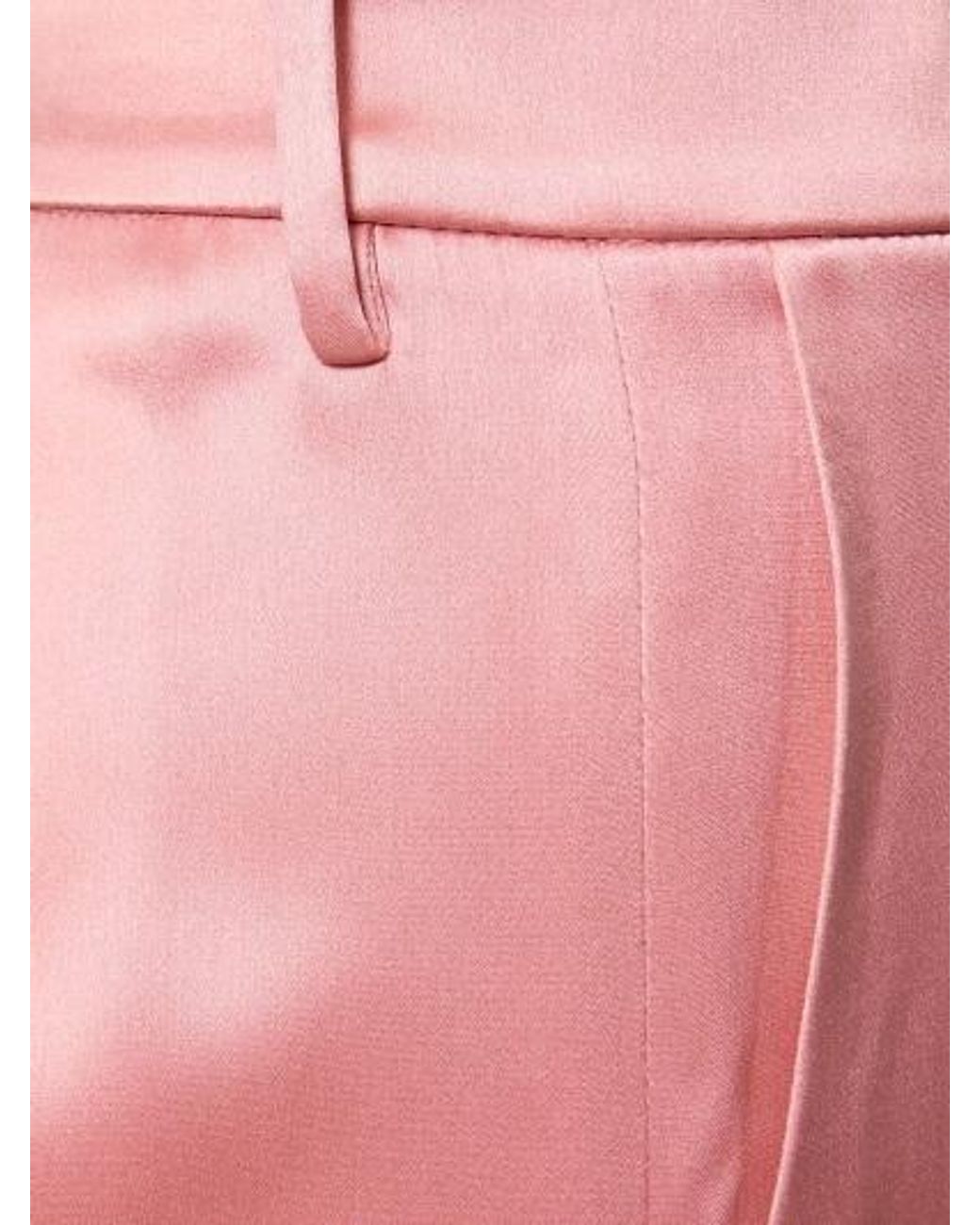 Magda Butrym Pink Belt-Loop Casual Pants