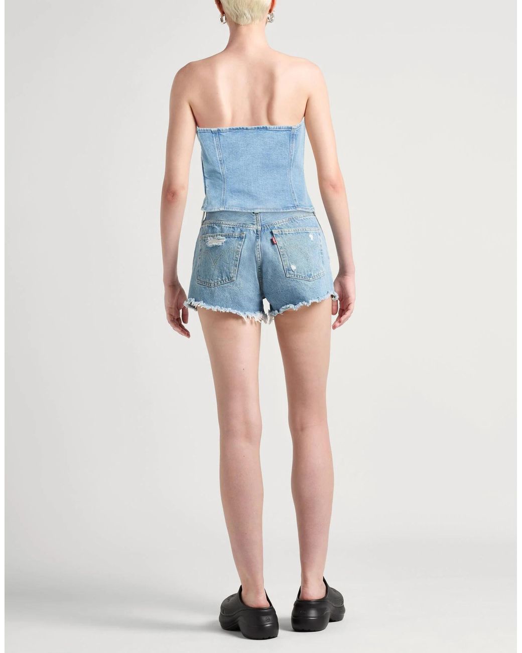 DIESEL Blue Plain Colour Top