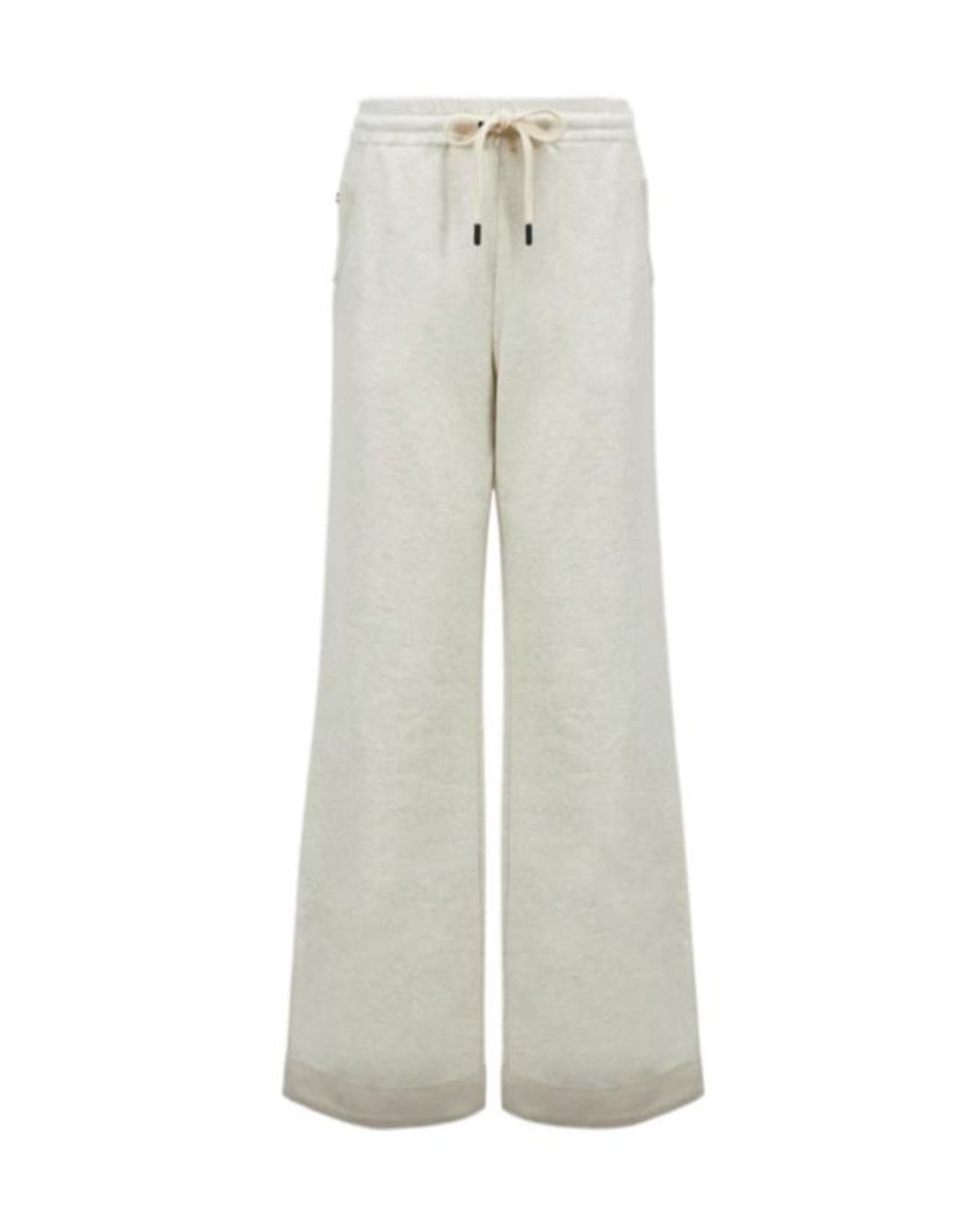 Moncler White Grenoble Logo Patch Track Pants
