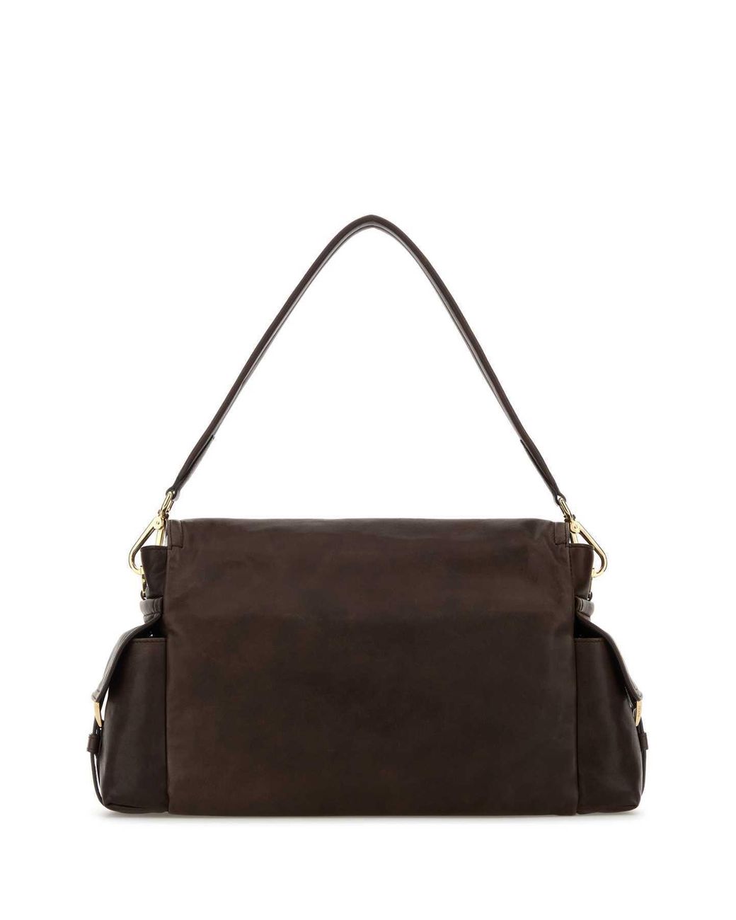 Prada Black Re-Nylon Triangle-Logo Shoulder Bag