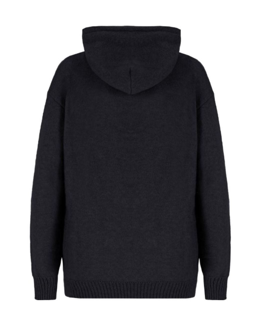 Laneus Blue Hooded Knitted Sweater for men