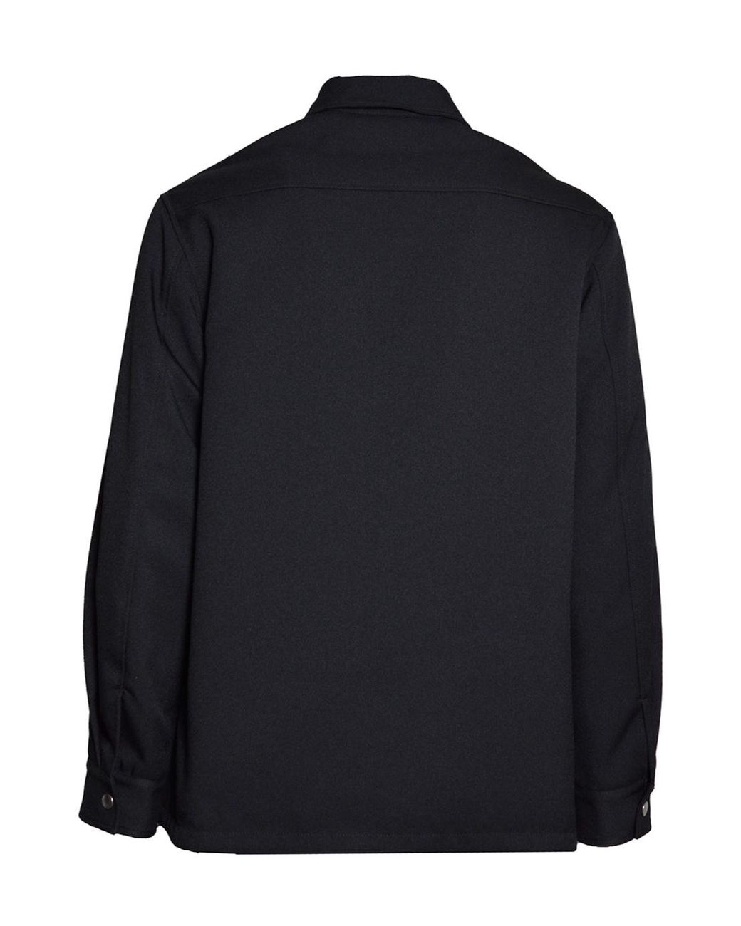 Jil Sander Black Zip-Up Long-Sleeved Jacket for men