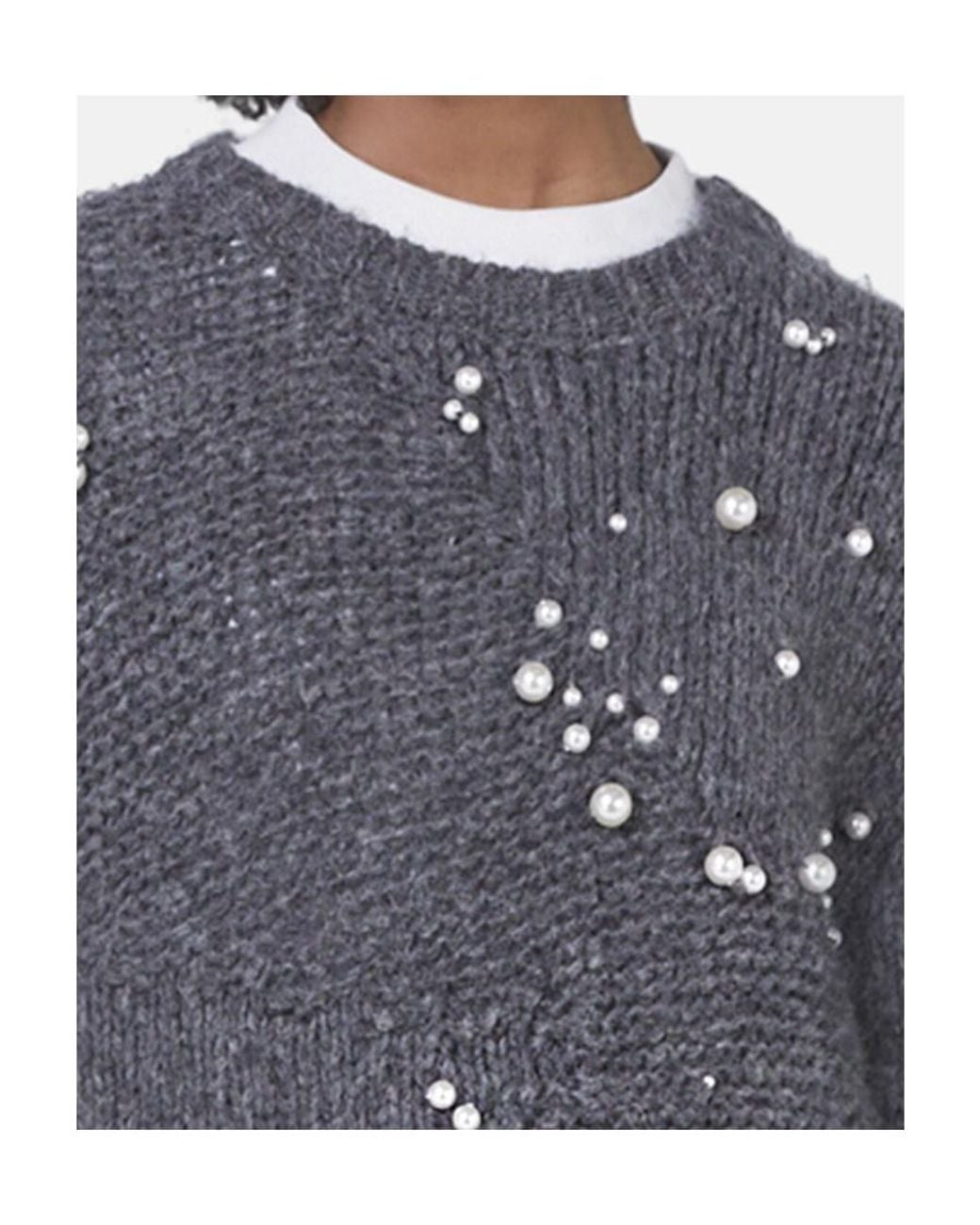 Stella McCartney Black Embellished Crewneck Long-Sleeved Jumper
