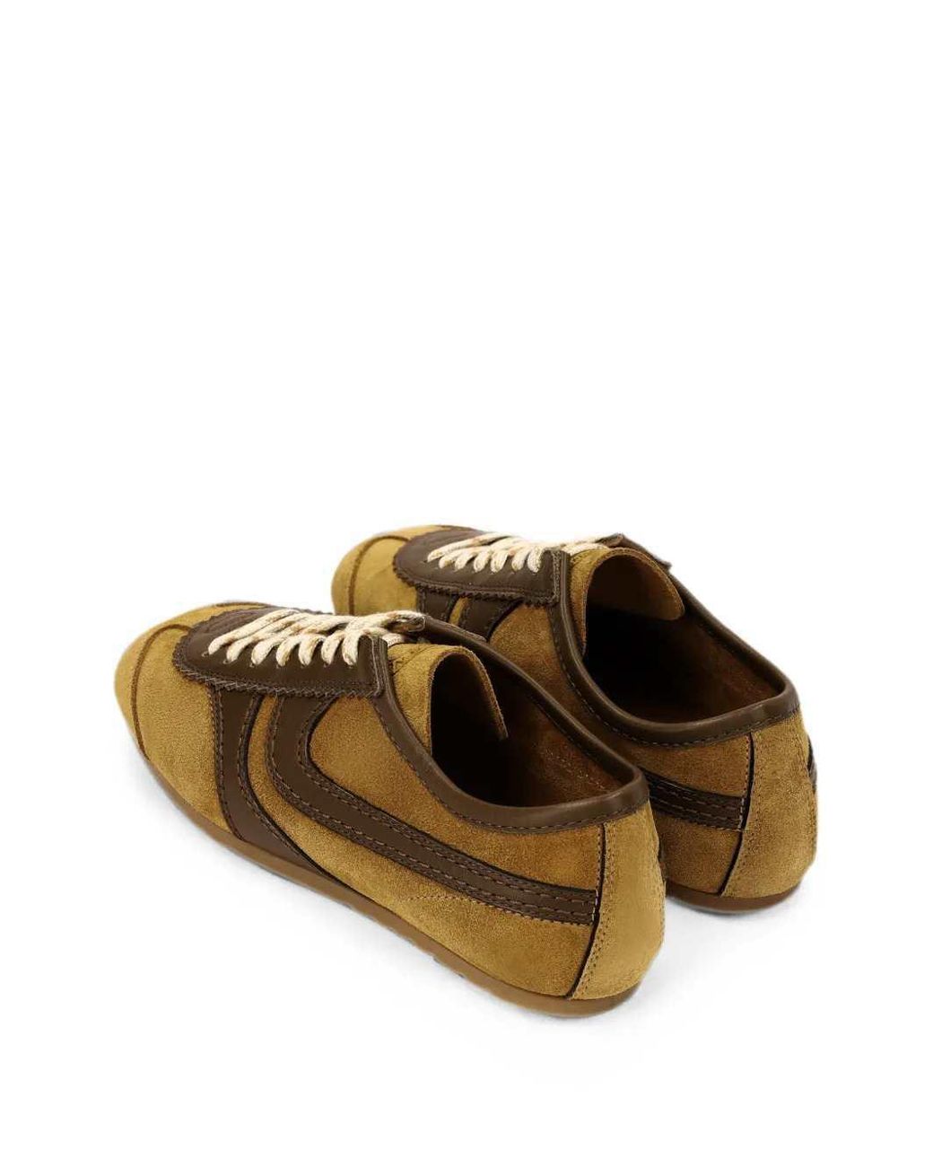 Dries Van Noten Brown Suede Sneakers for men