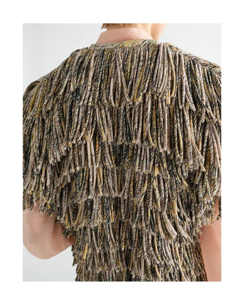 Lemaire Multicolor Flashback Fringed Top