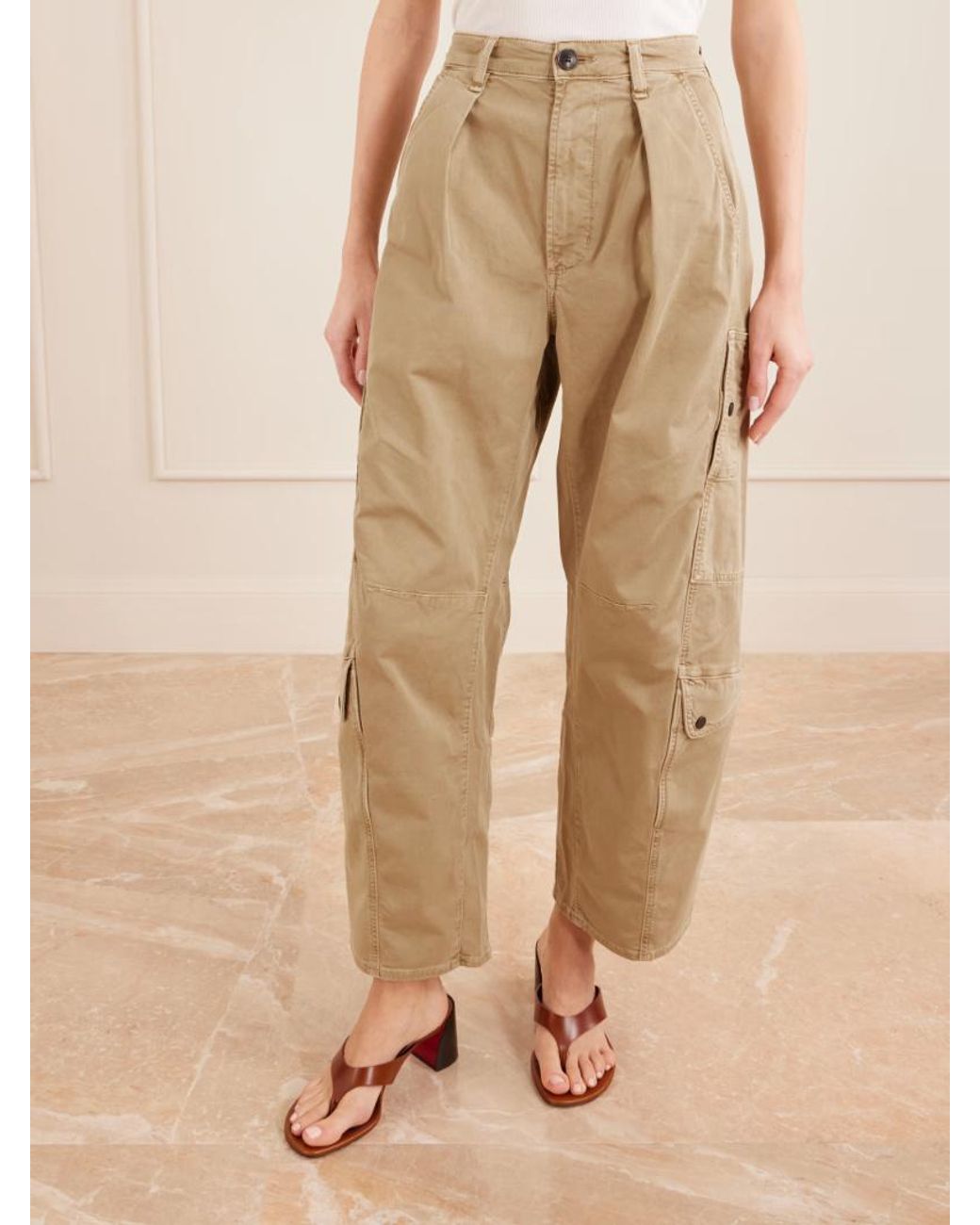 Citizens of Humanity Natural Flight Pleated Cargo Pants
