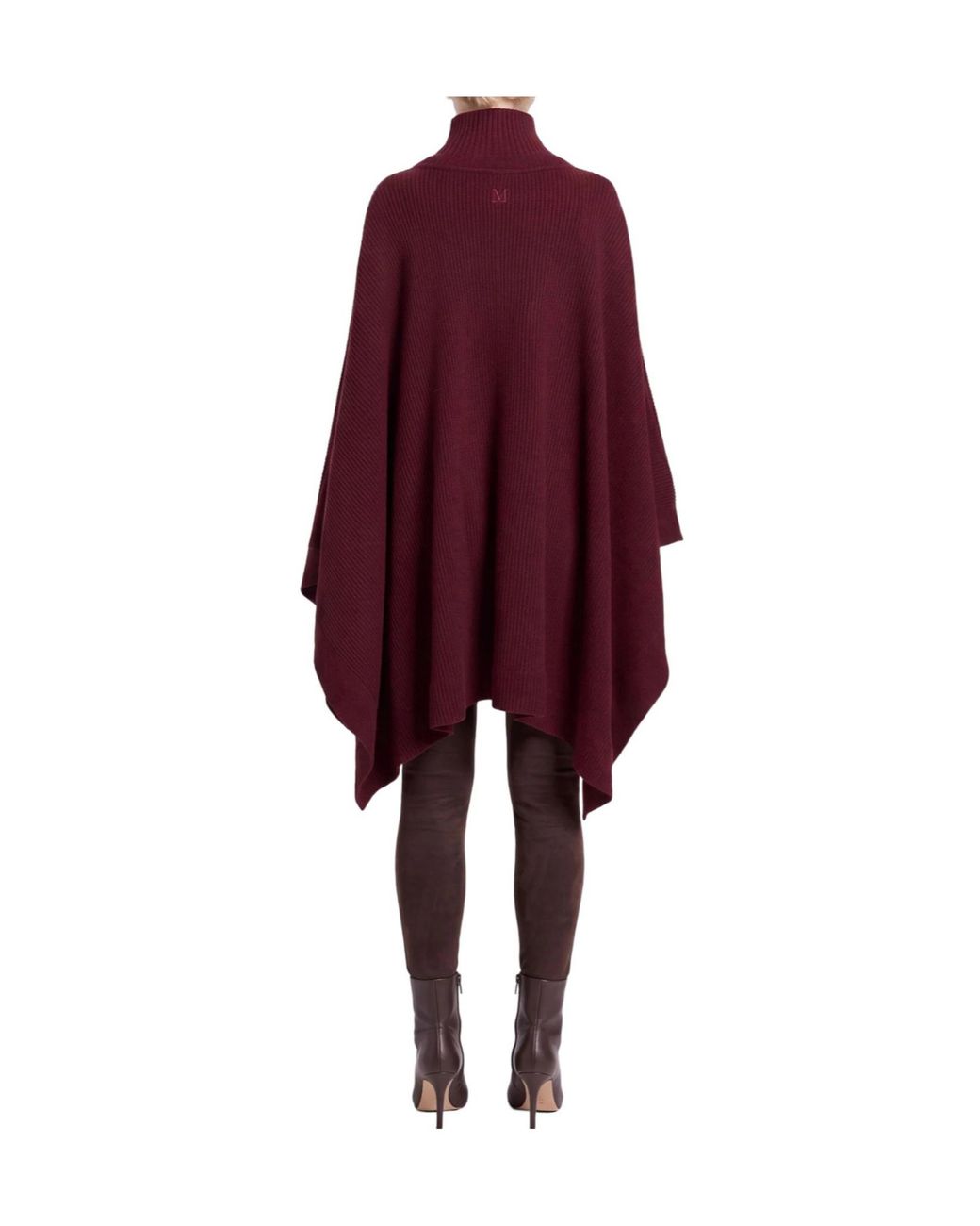 Max Mara Purple Solid-Color Cashmere Shawl