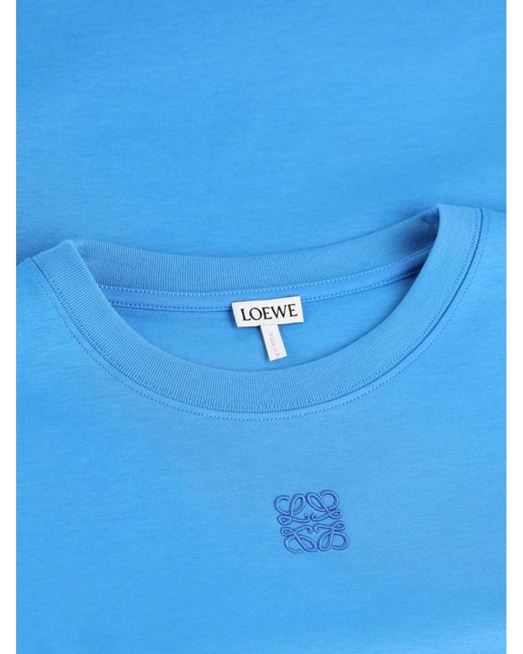 Loewe Blue Asymmetric T-Shirt