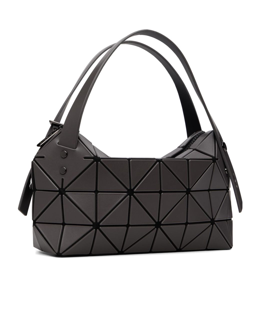 Issey Miyake Black Boston Geometric Shoulder Bag