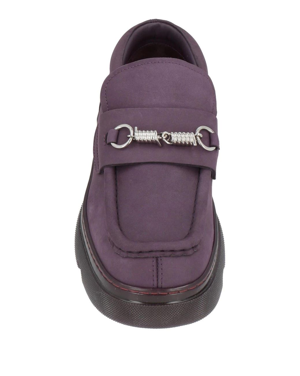 Burberry Purple Chunky Loafers