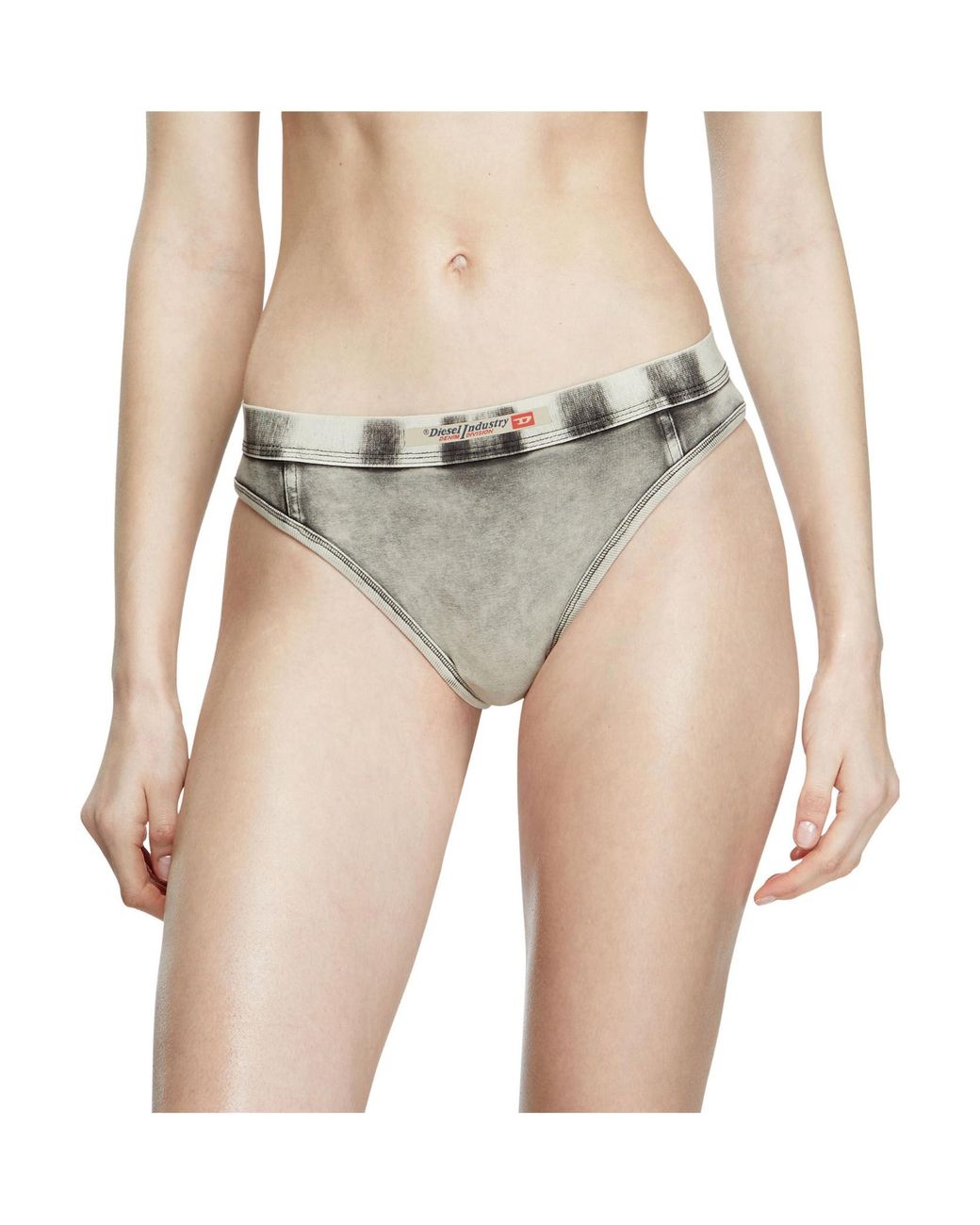 【関税&送料込】Diesel Clodia-Dnm Briefs Women's Briefs in denim-effect jersey | Black | Diesel