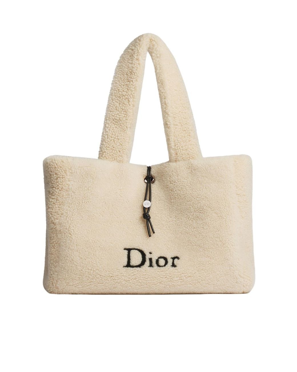 Dior Natural Alps Medium Spongy Book Tote