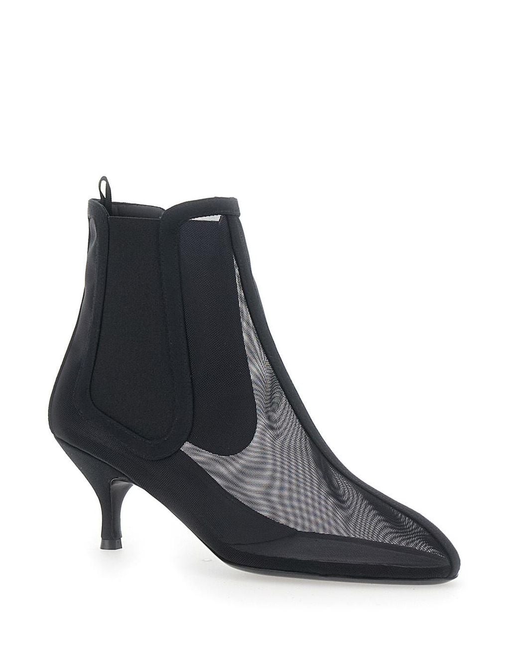 Alaïa Black Alaïa Sheer Ankle Boots