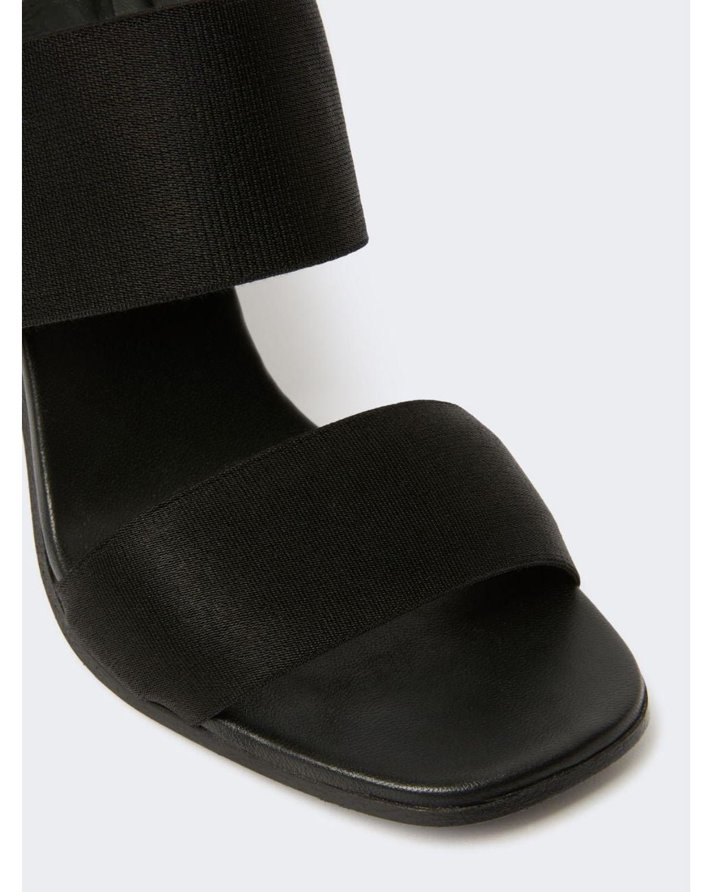 Max Mara Black Masode Block-Heeled Sandals