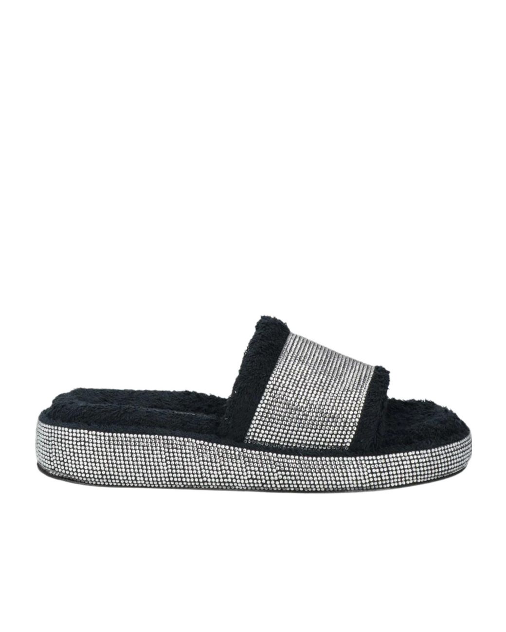 Dolce & Gabbana Black Plain Colour Sandals