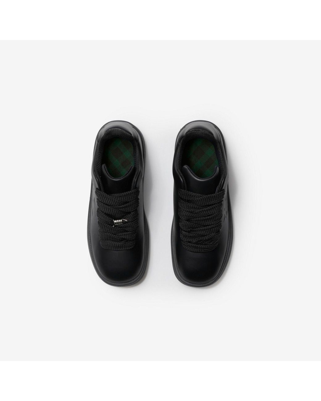 Burberry Black Bubble Round Toe Sneakers
