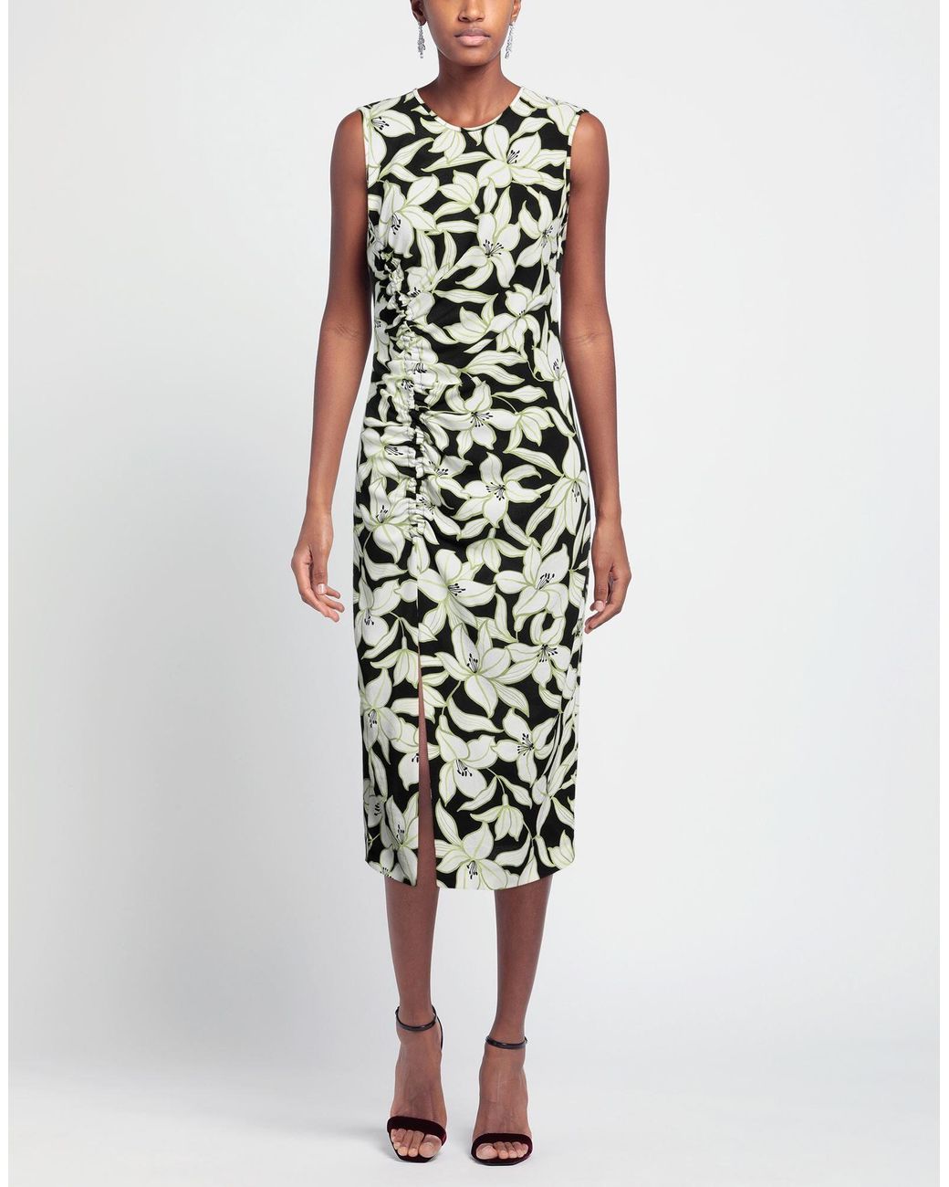 Max Mara White Printed Dress