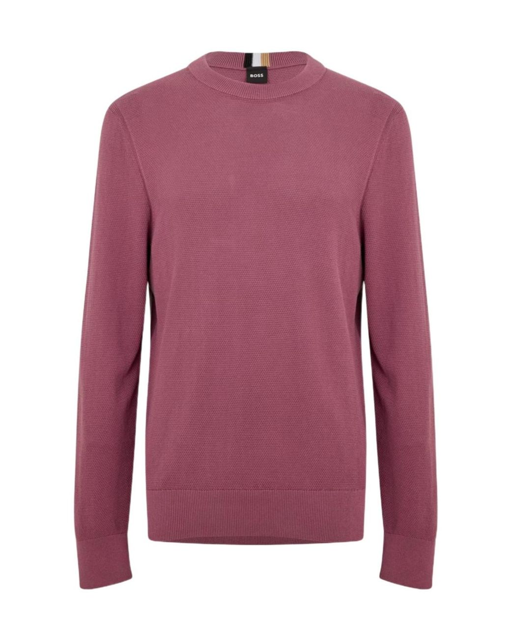 Boss Purple Ecaio-P Knitted Jumper for men