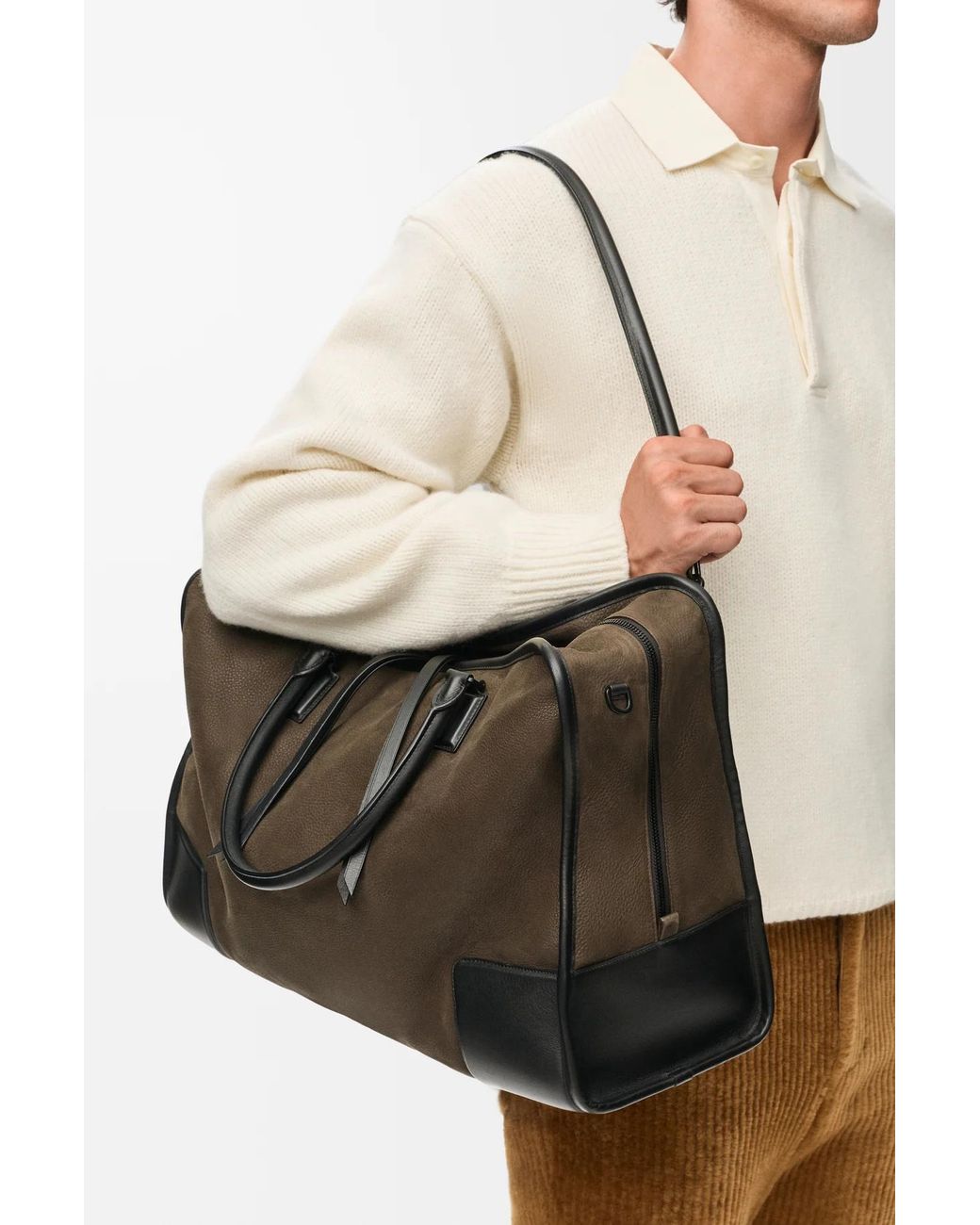 Loewe Black Amazona 180 Duffle Bag for men