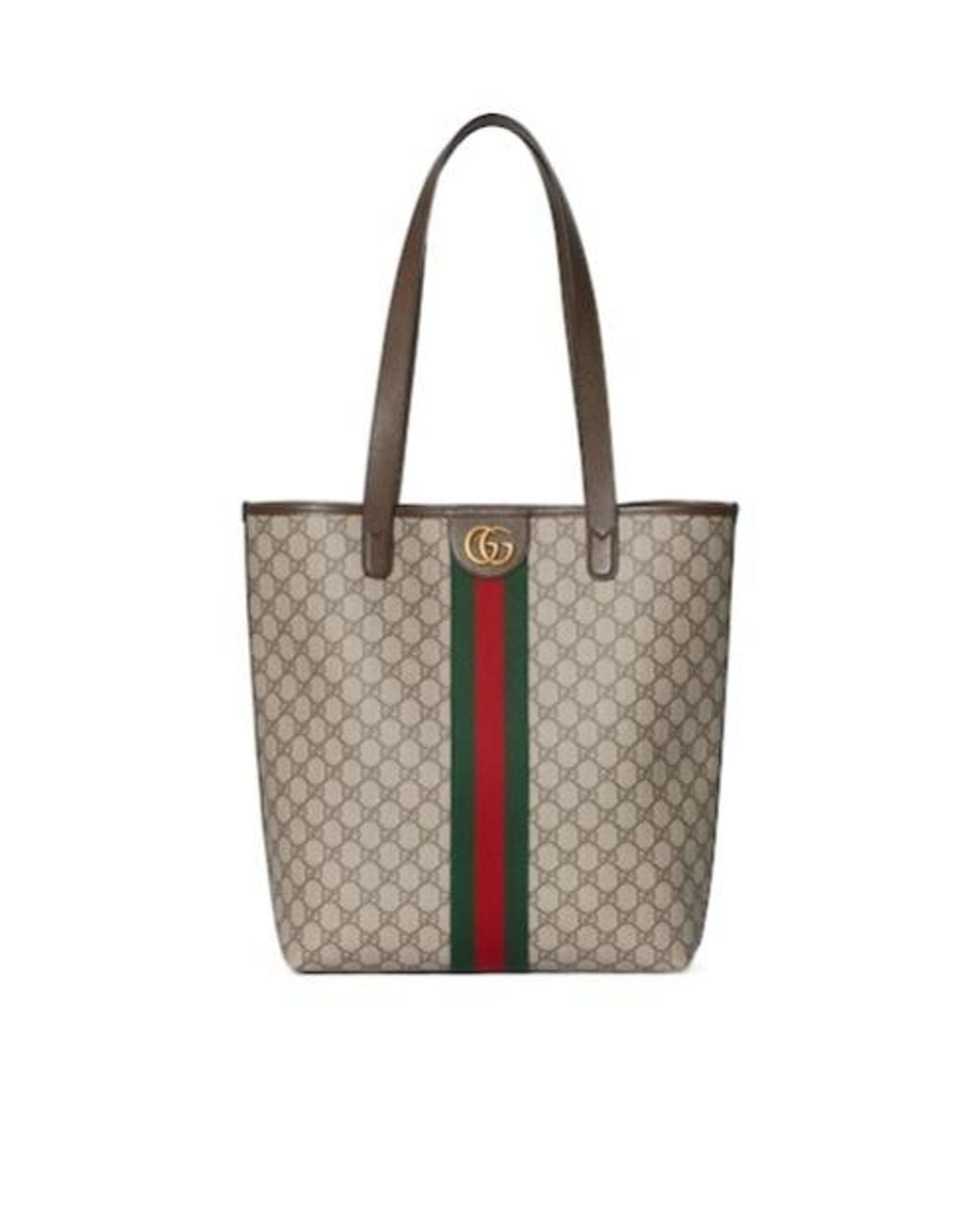 Gucci White Ophidia Medium Tote Bag for men