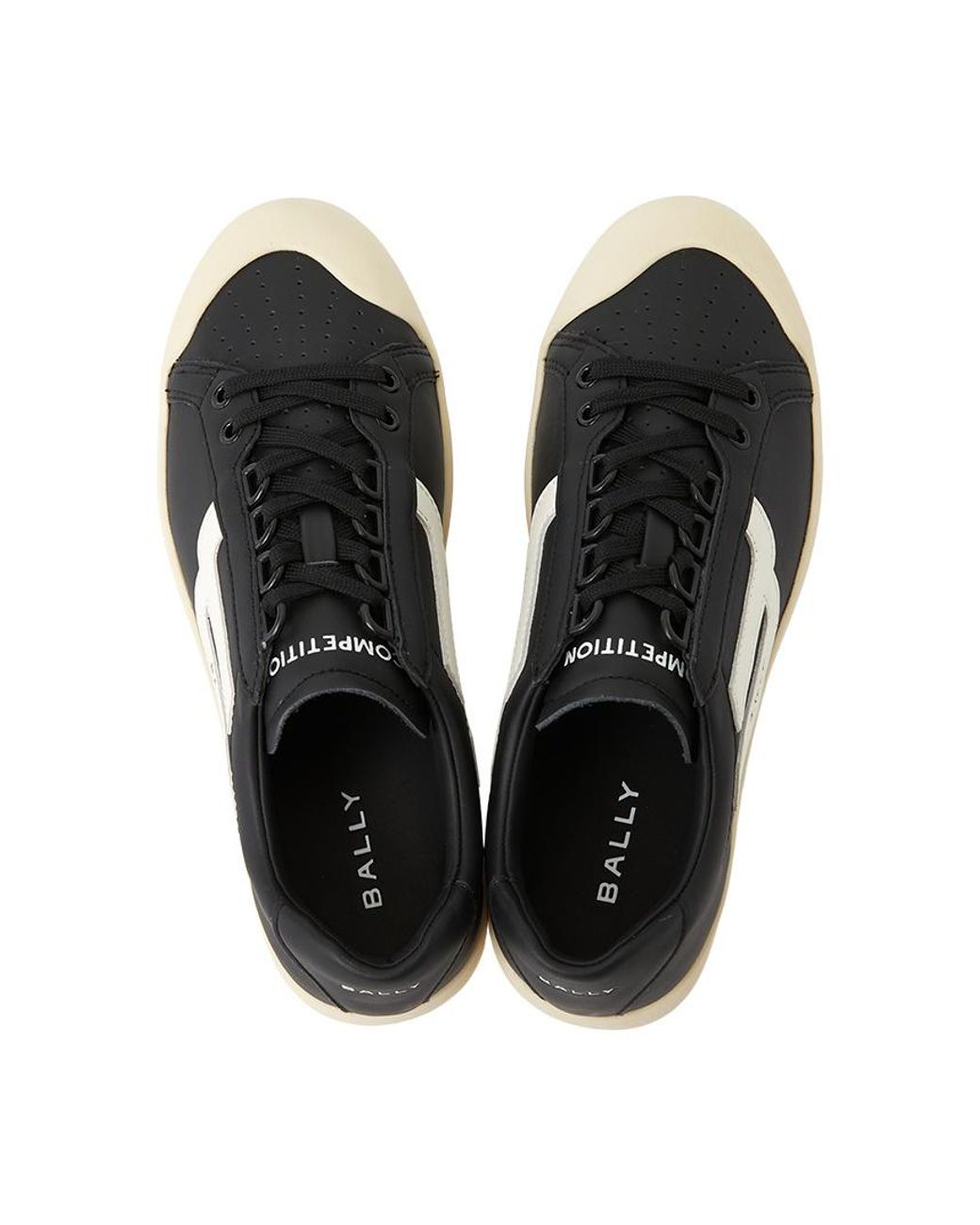Bally Black Round-Toe Sneakers for men