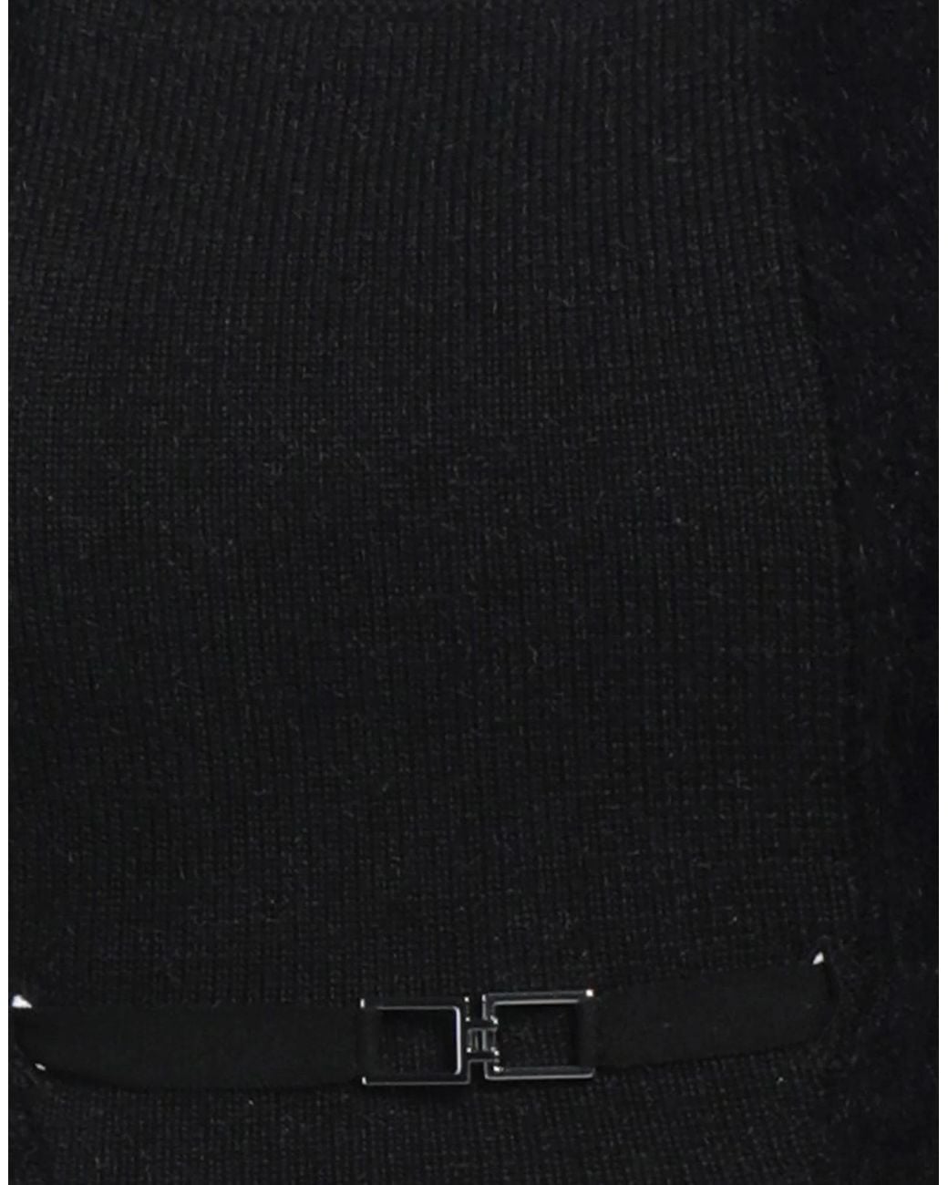 Jacquemus Black Solid Color Tops