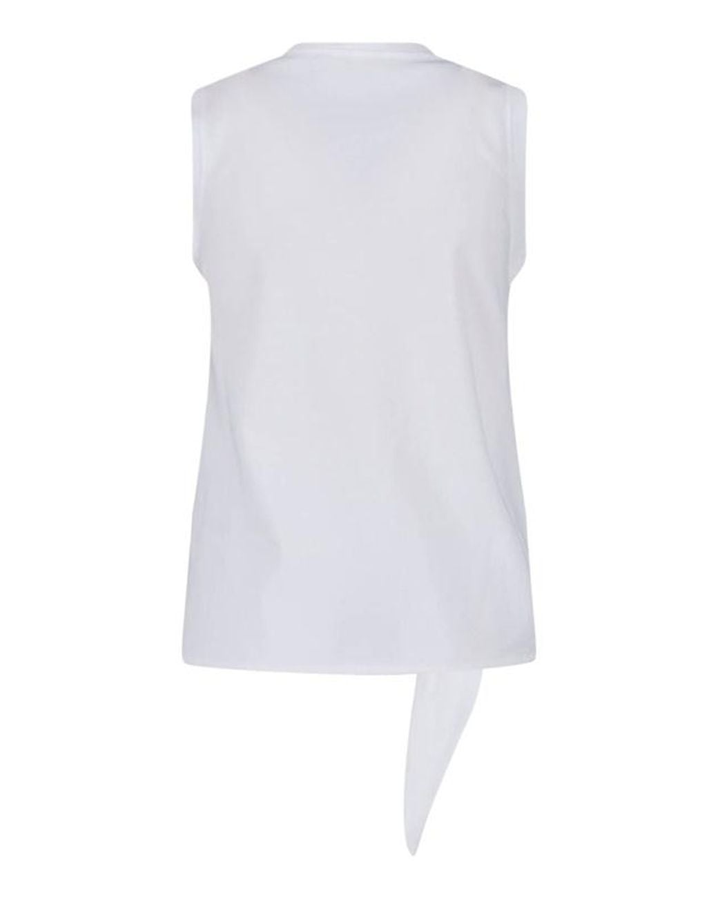 J.W. Anderson White Jw Anderson Hem Knot Tank Top