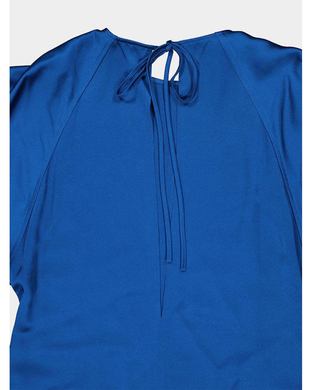 Stella McCartney Blue Embellished Handkerchief Maxi Dress