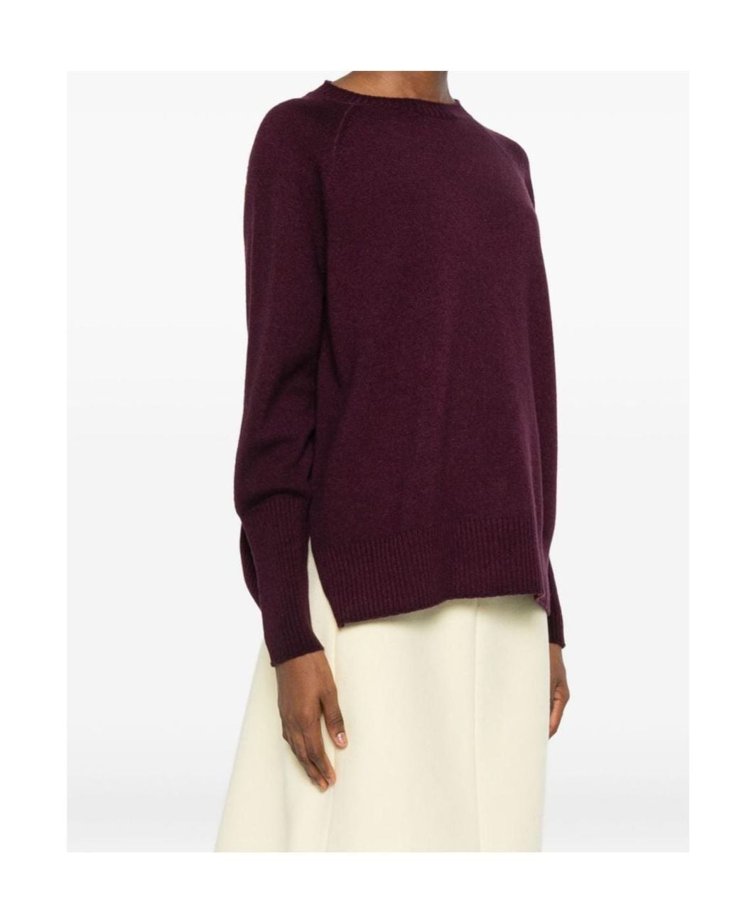 Baserange Purple Raglan-Sleeve Jumper