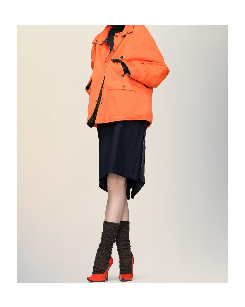 Maison Margiela Orange Reversible Jacket