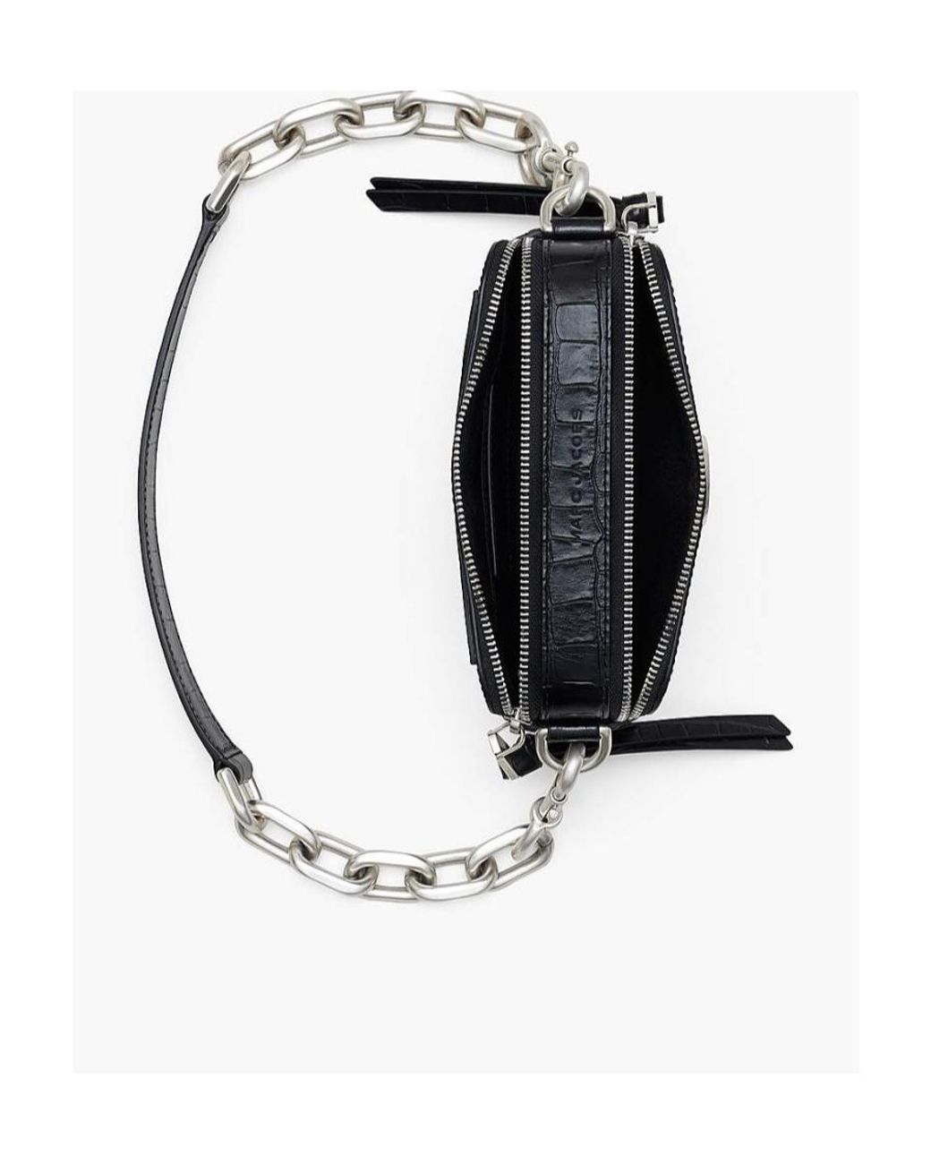 Marc Jacobs Black The Snapshot Leather Shoulder Bag
