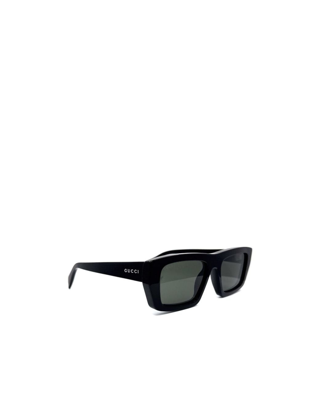 Gucci White Eyewear Rectangular Frame Sunglasses for men