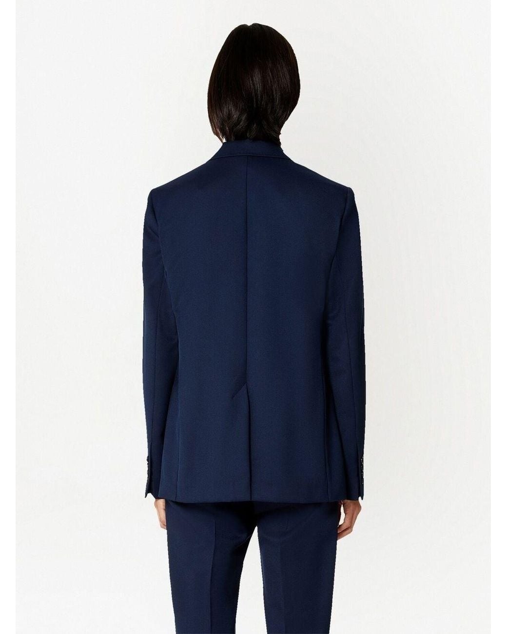 AMI Blue Ami Single-Breasted Tailored Jacket for men