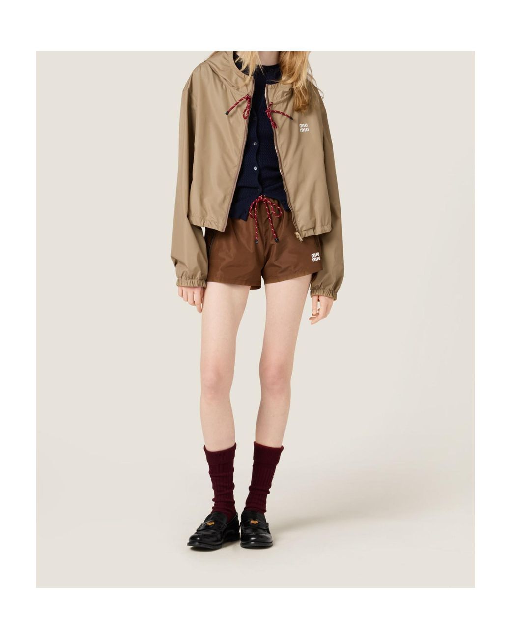 Miu Miu Natural Polyester Jacket