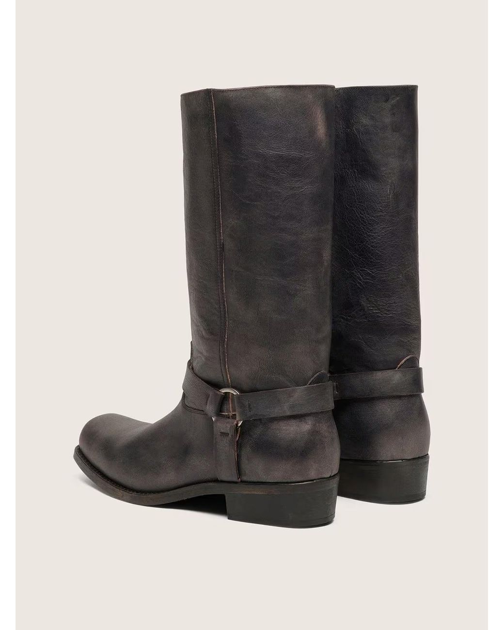 Golden Goose Deluxe Brand Black High Biker Boots