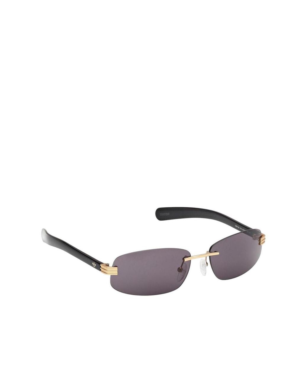 Adidas Originals White Rimless Sunglasses for men