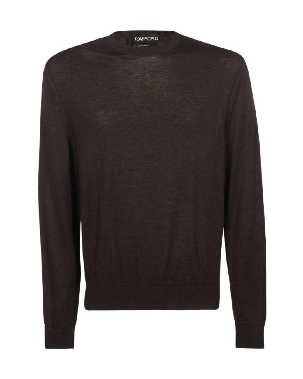 Tom Ford Brown Round Neck Sweater for men