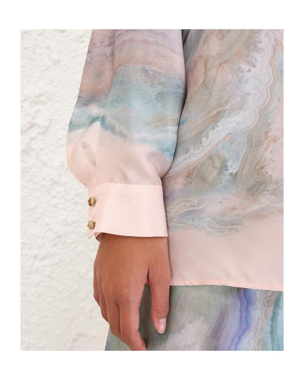 Zimmermann Blue Illuminate Relaxed Shirt