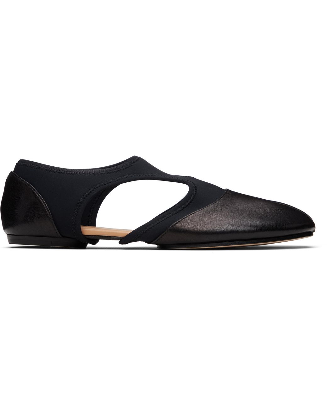 Maison Margiela Black Tabi Jazz Slippers