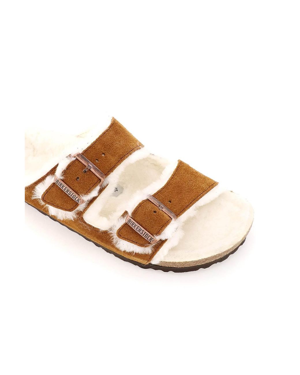 Birkenstock Brown Arizona Buckle-Detailed Sandals