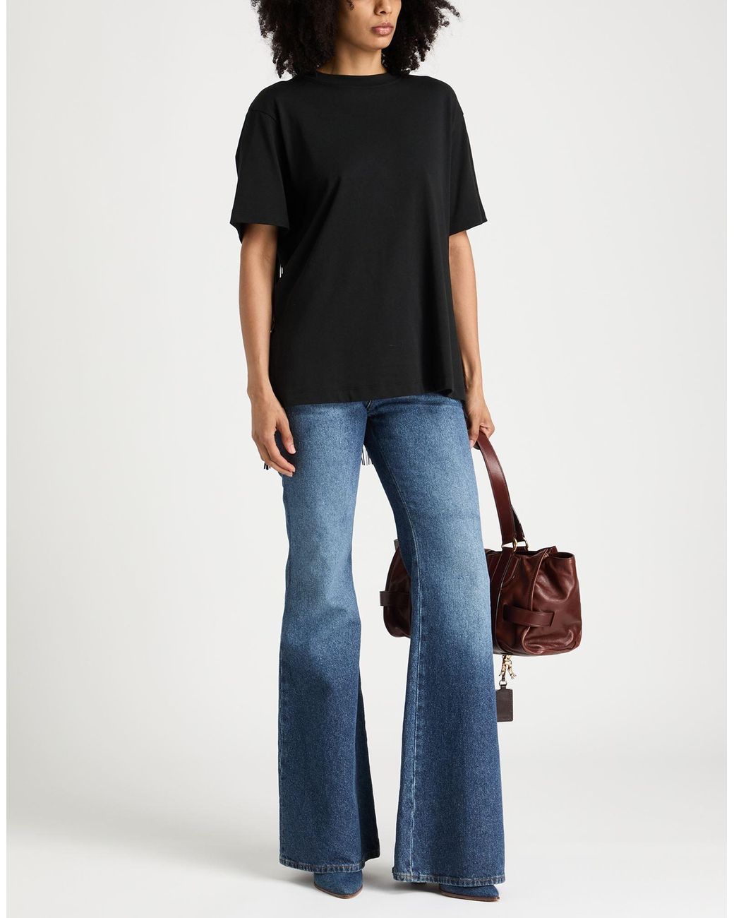 Sportmax Black T-Shirt Cotton