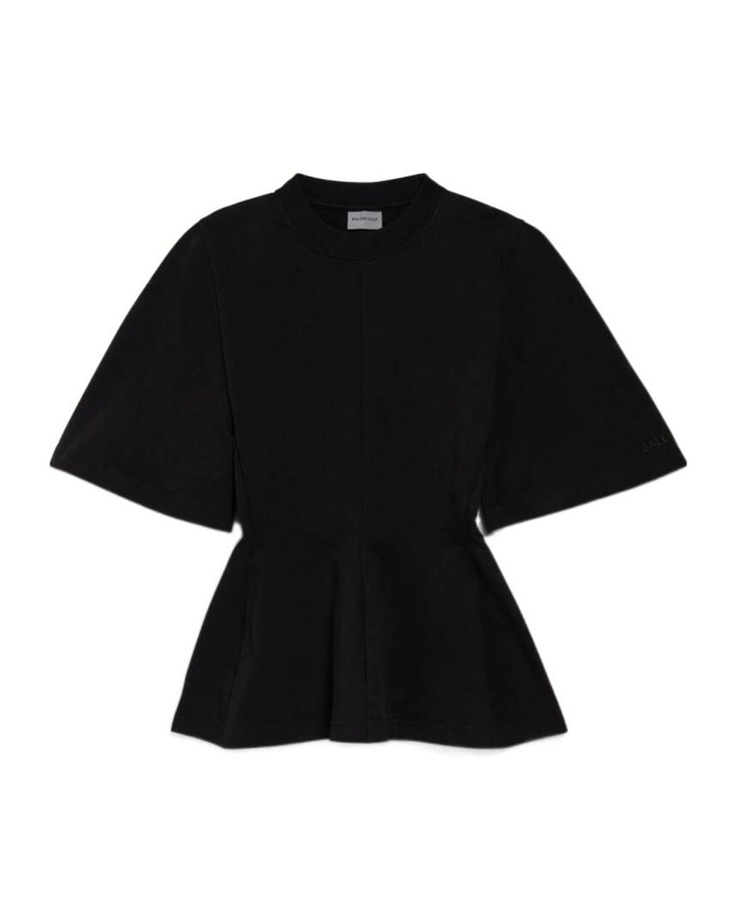 Balenciaga Black Shaped T-Shirt