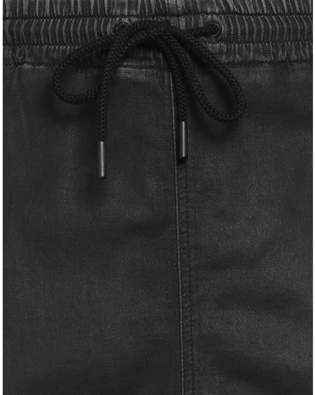 DIESEL Black Stretchy Midi Skirt