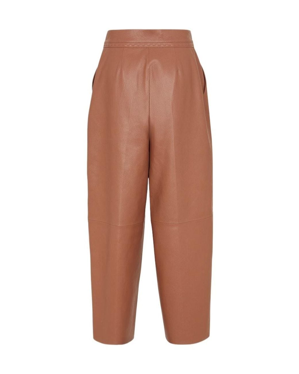 Fendi Multicolor Stitch Detailed Wide-Leg Trousers