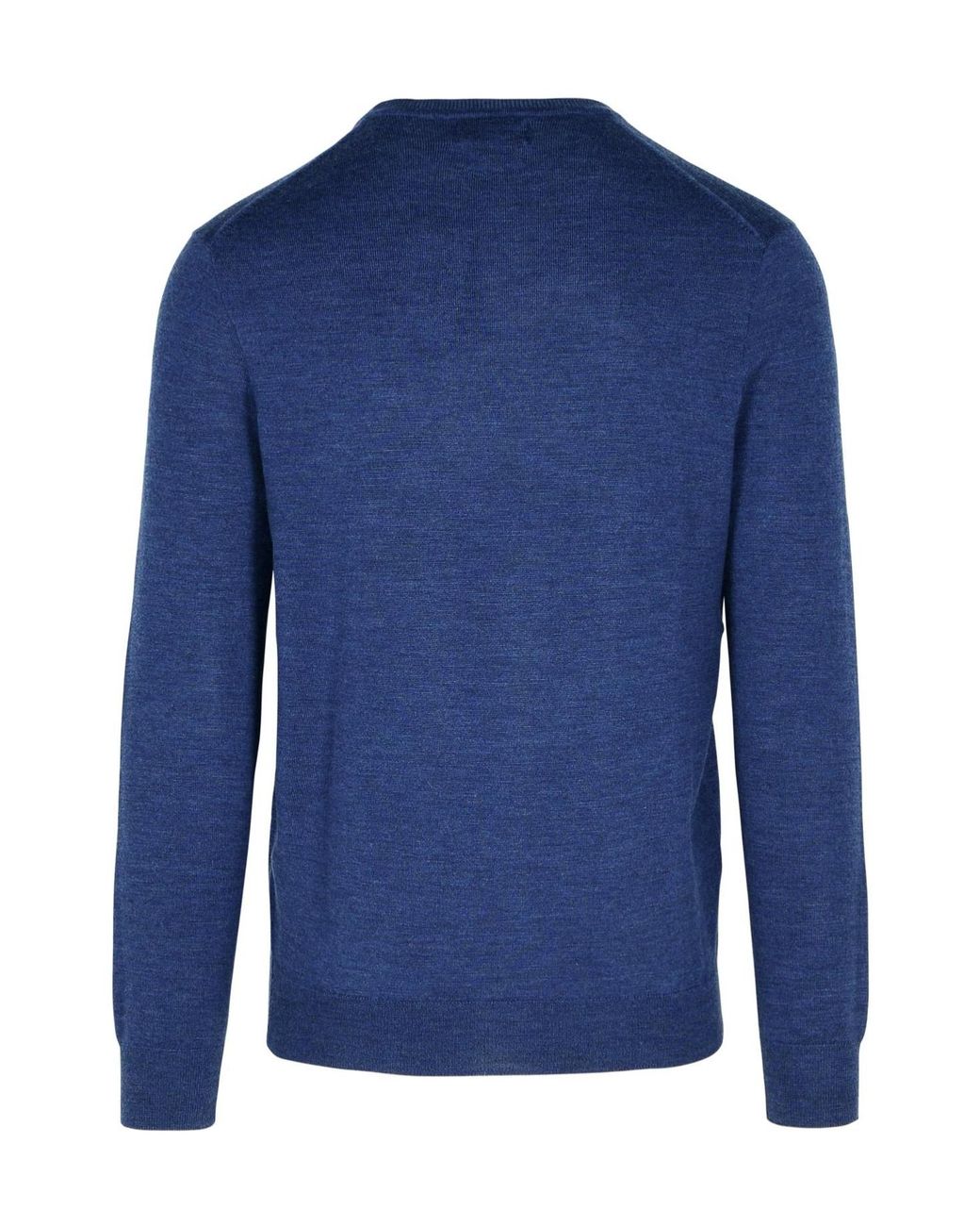 Polo Ralph Lauren Blue Logo Embroidered Crewneck Jumper for men