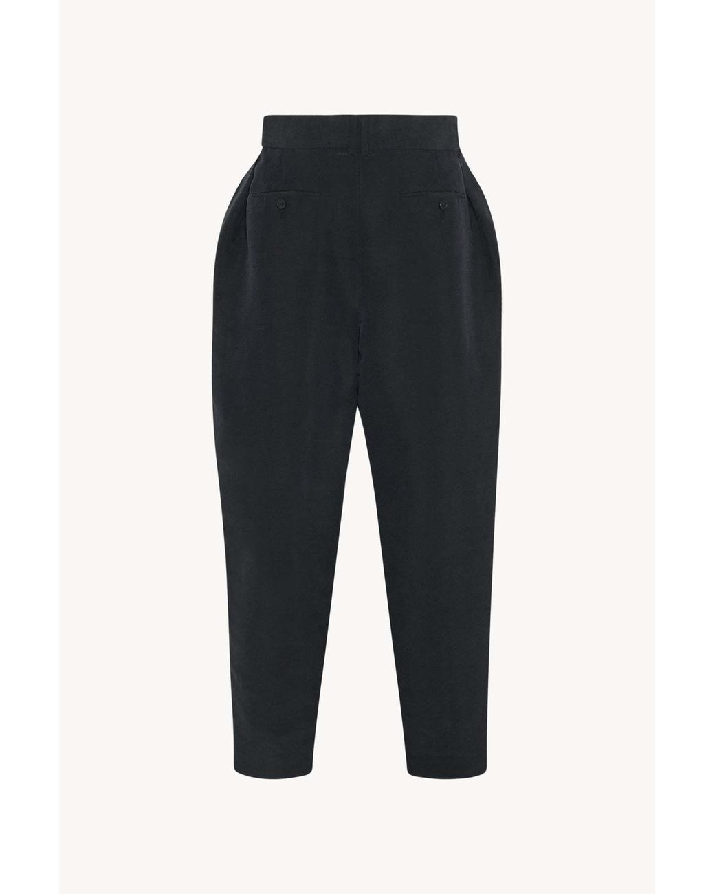 The Row Blue Pleated Trousers
